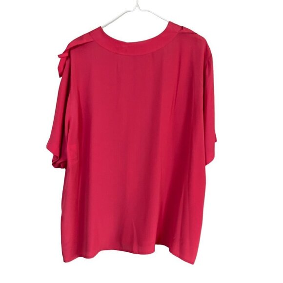 Vintage Festive Top 16 Pink Retro Holiday Feminine 70s Classic Preppy Resort - Picture 3 of 13